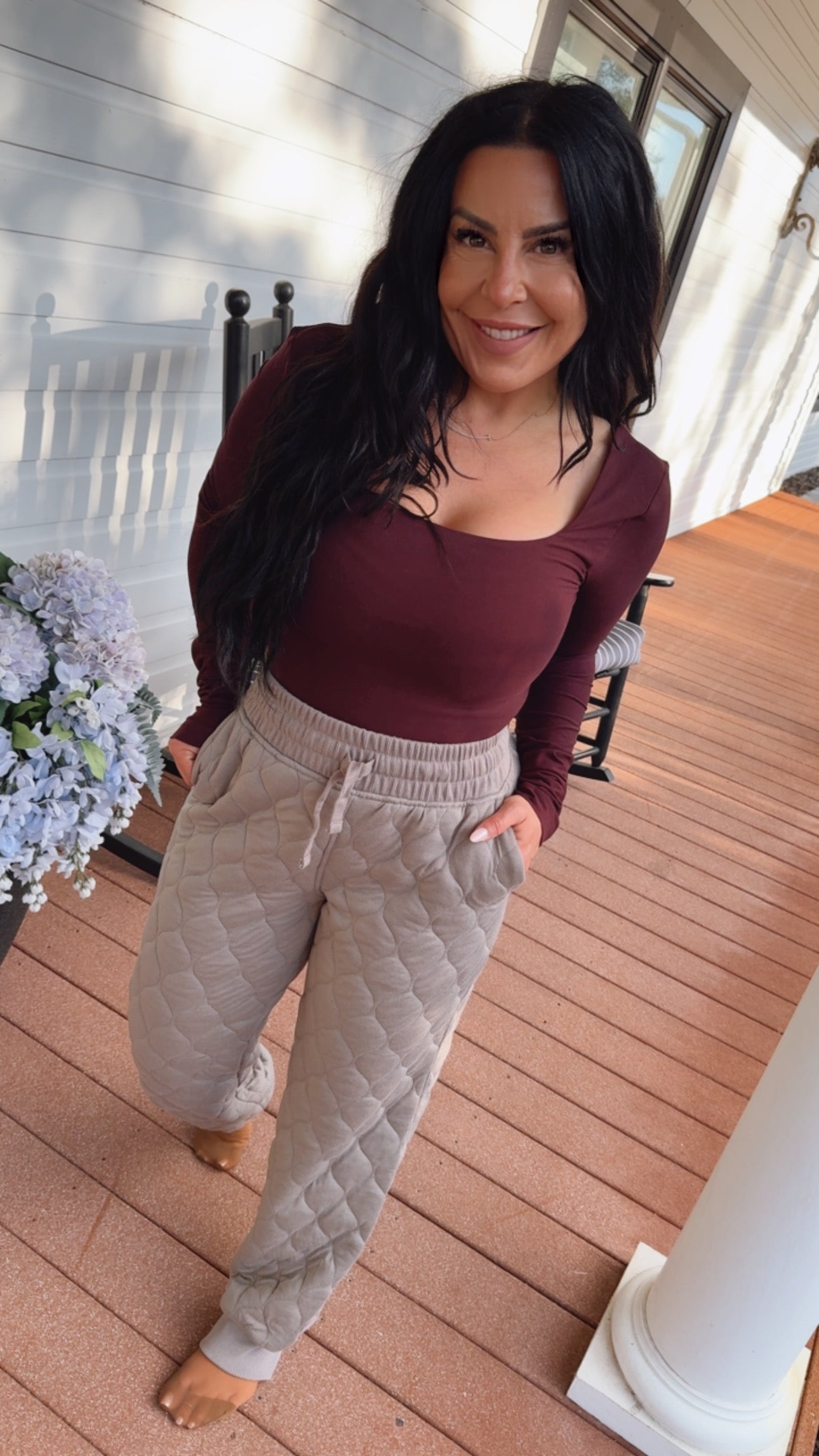 Purple Long Sleeve Butter Soft Raemode Top