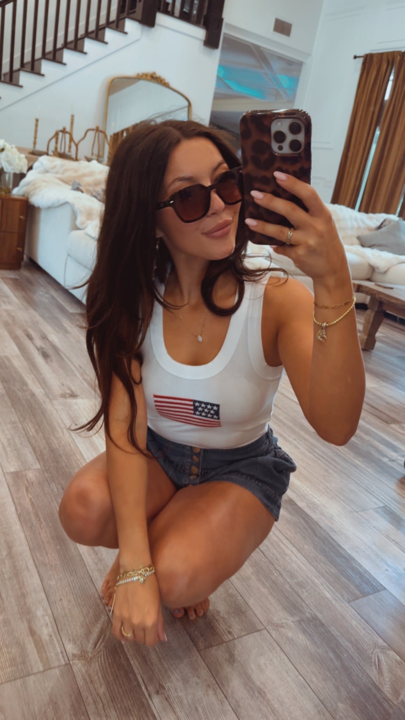 Denim High Waist Chic Pleated Shorts