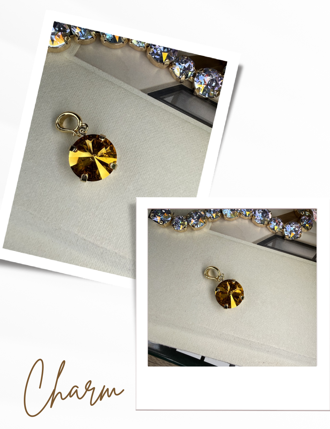 Diva Crystal Pendant 14mm Charm