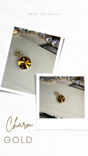 Diva Crystal Pendant 14mm Charm