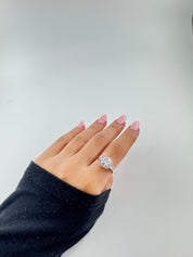 Stunning Silver Halo Ring