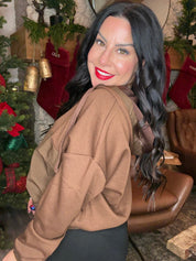 Brown Ultra Soft Zip Hoodie Jacket