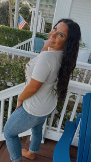 Boots Bows And Jack o Lantern Graphic Top