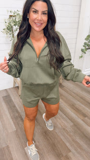 Olive Heaven Soft Shorts