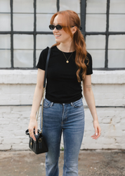 Short Sleeve Waist Length Top (DW)