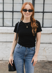 Short Sleeve Waist Length Top (DW)