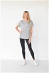 Scoop Neck Grey Top