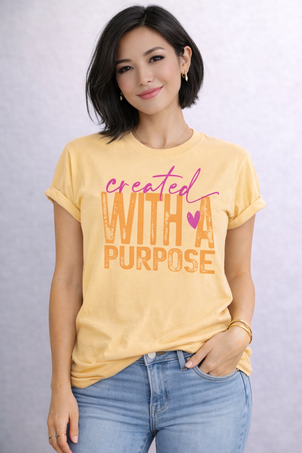 Created With a Purpose Graphic Tee