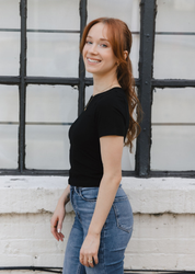 Short Sleeve Waist Length Top (DW)