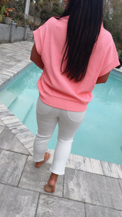 Heaven Soft Neon Pink Lightweight 1/4 Zip