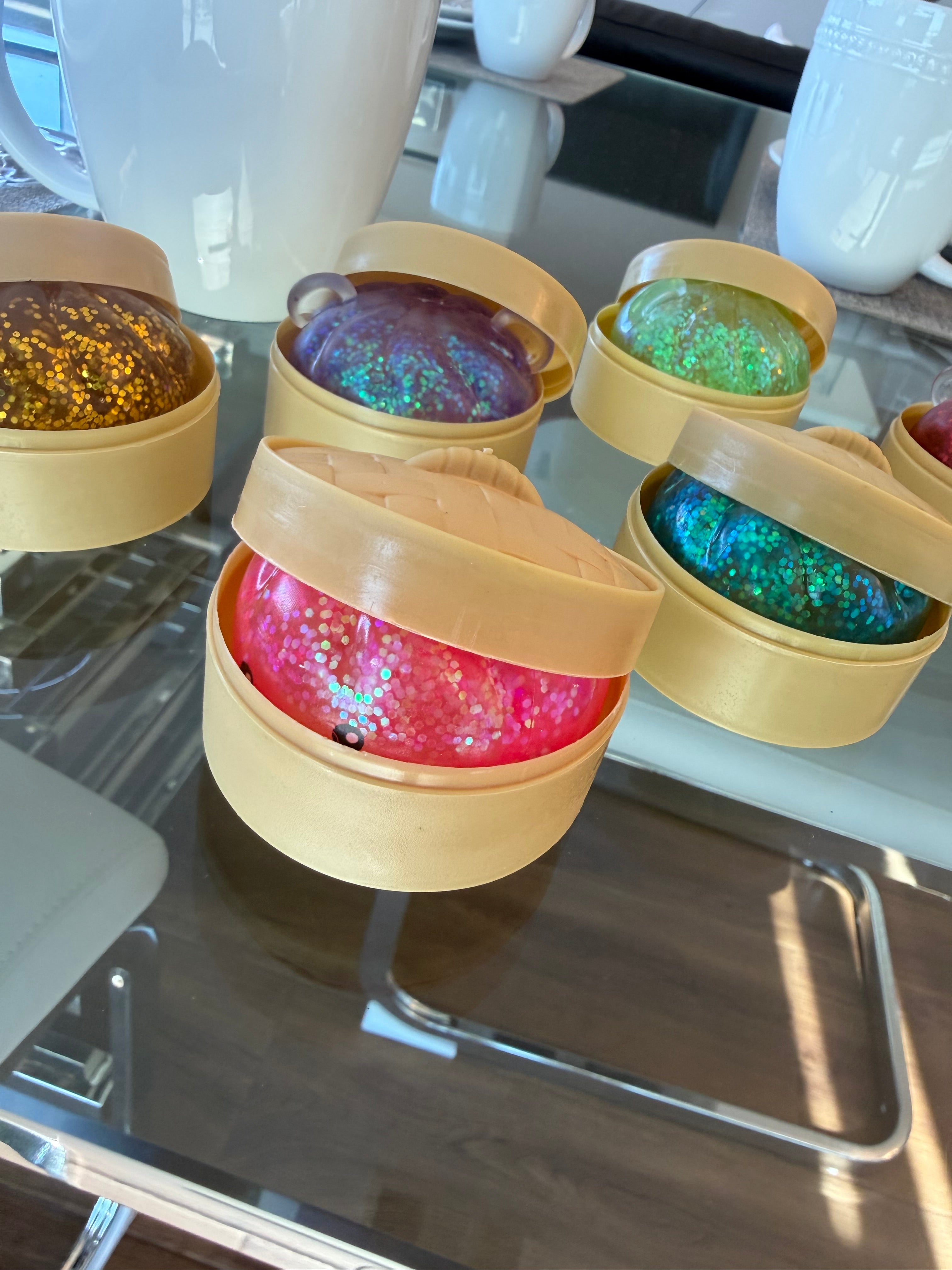 Mini Dumpling Glitter Squishy