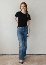 Short Sleeve Waist Length Top (DW)