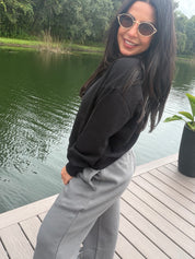 Heaven Soft Black Hoodie