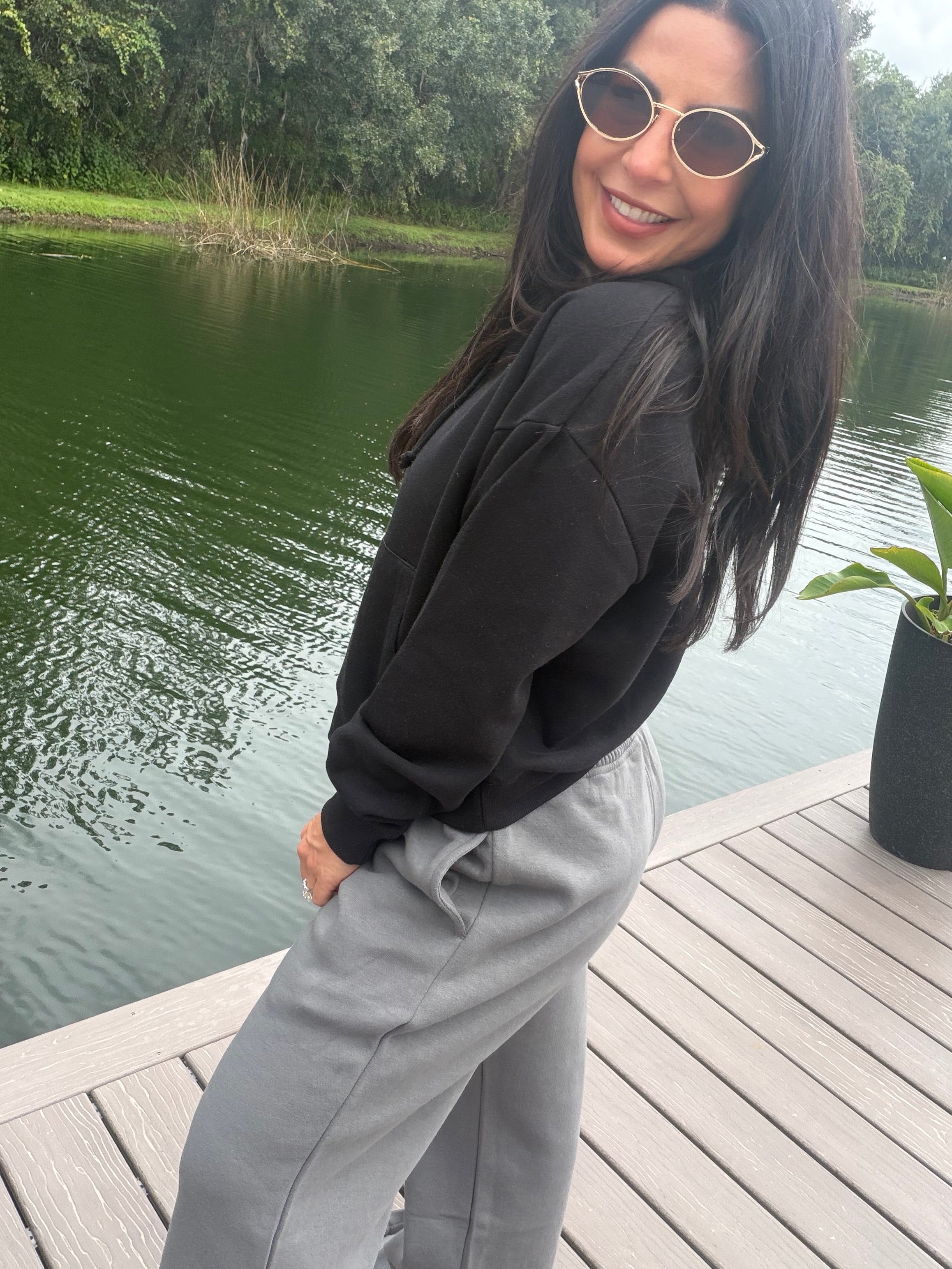 Heaven Soft Black Hoodie