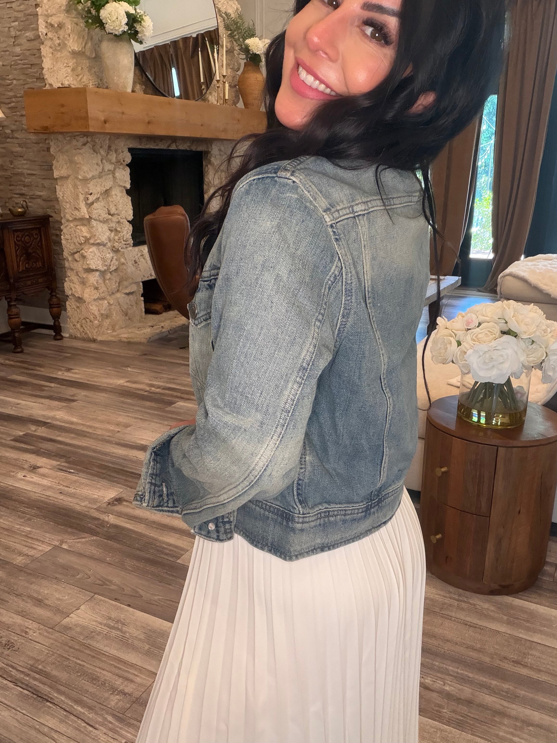 Medium Wash Everday Denim Jacket
