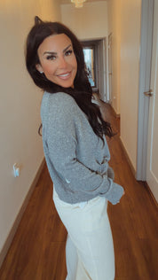 Cozy Co Light Blue Lightweight Sweater