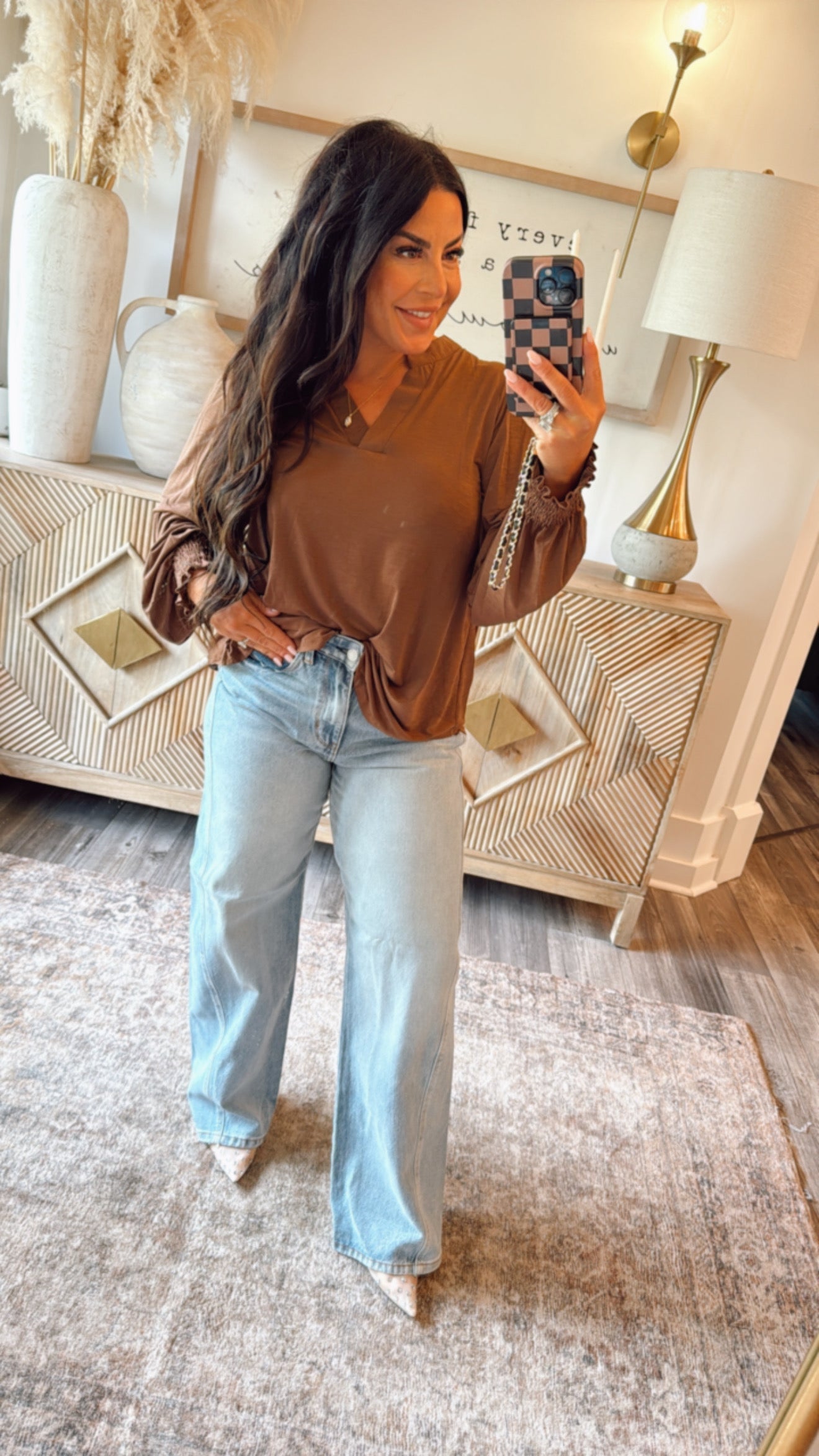 Judy Blue High Waist Twisted Side Seam Rigid Front Stretch Back