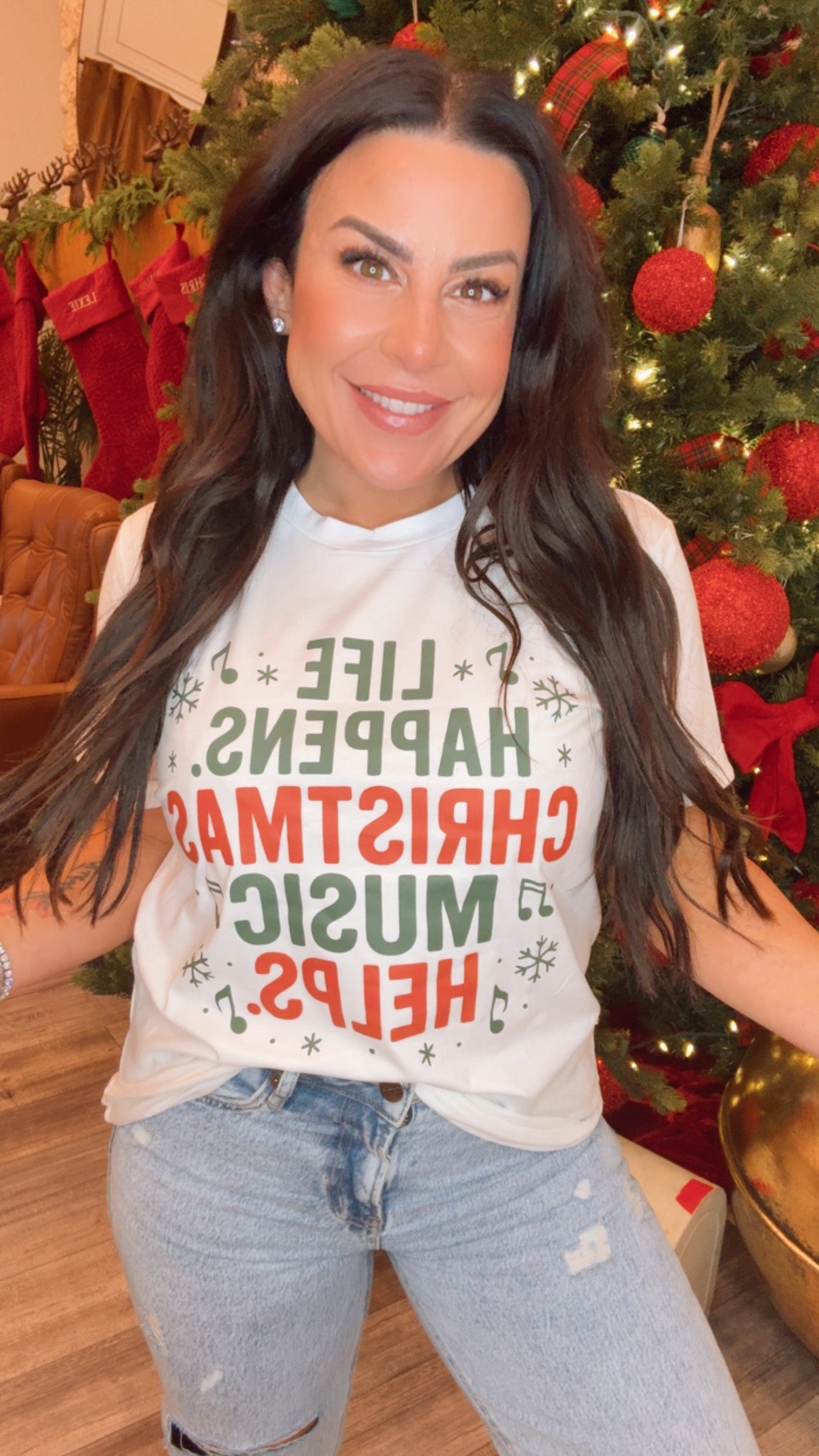 Christmas Music Helps Graphic Top