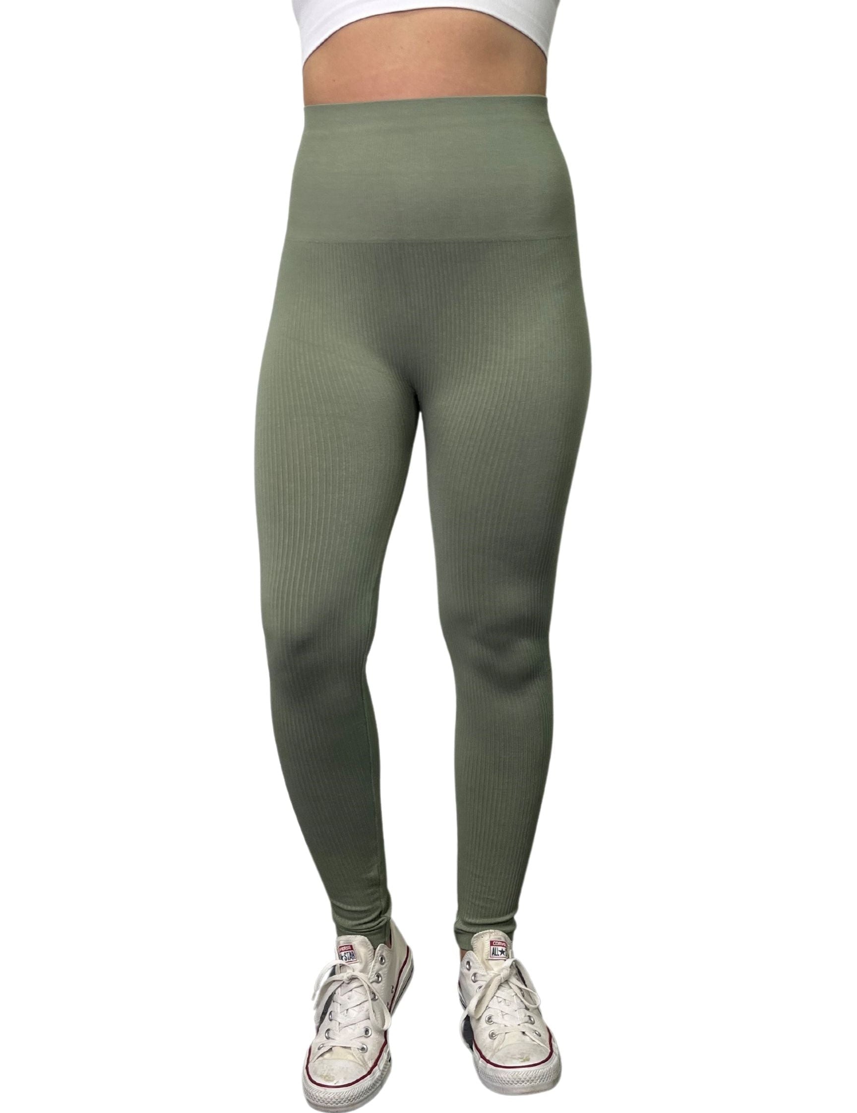 Ribbed High Waist Leggings (DW)