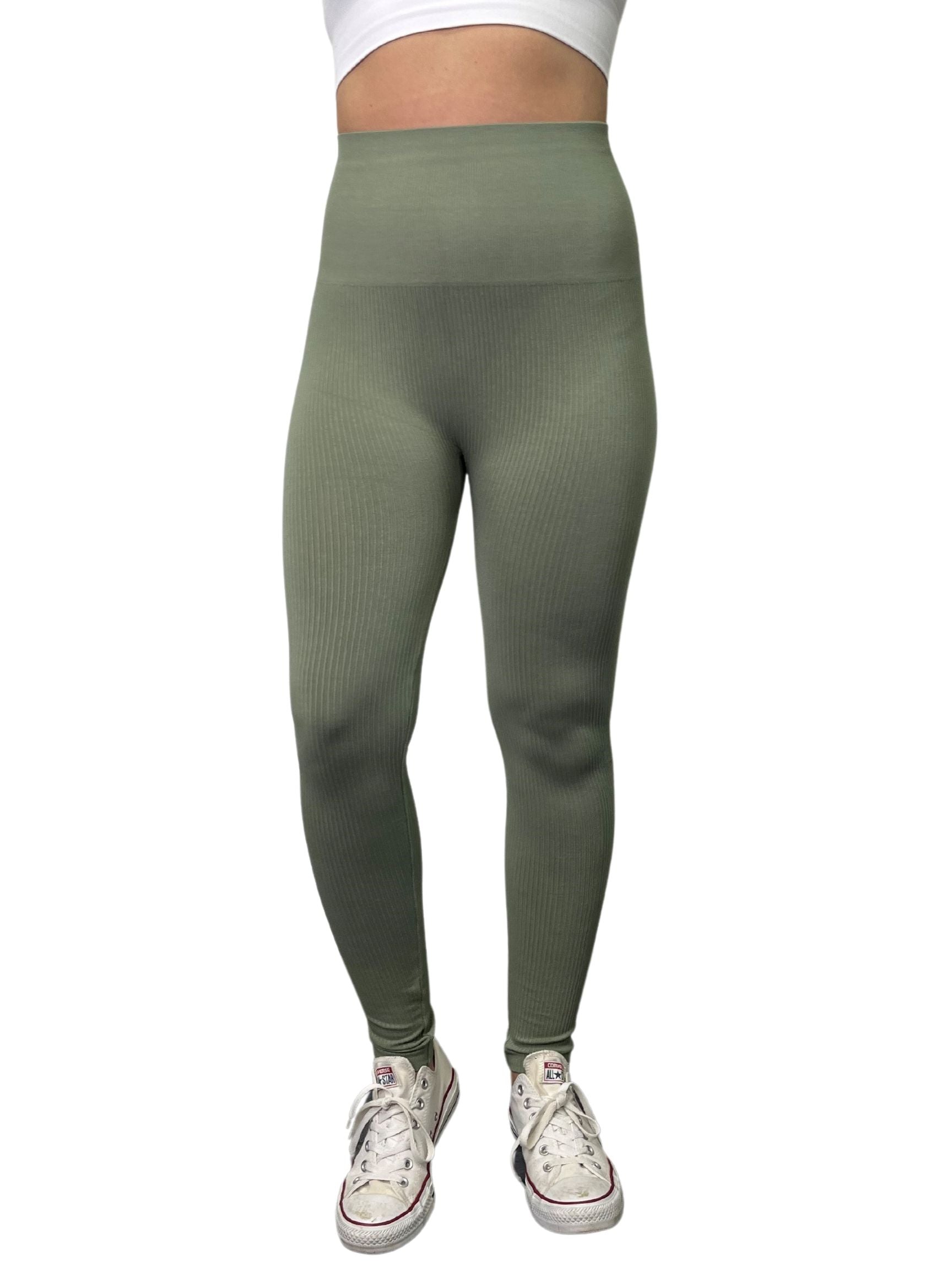 Ribbed High Waist Leggings (DW)