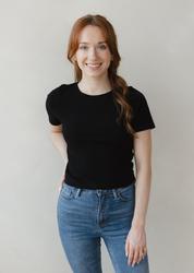 Short Sleeve Waist Length Top (DW)