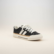 Corky Black and White Polka Dot Sneakers