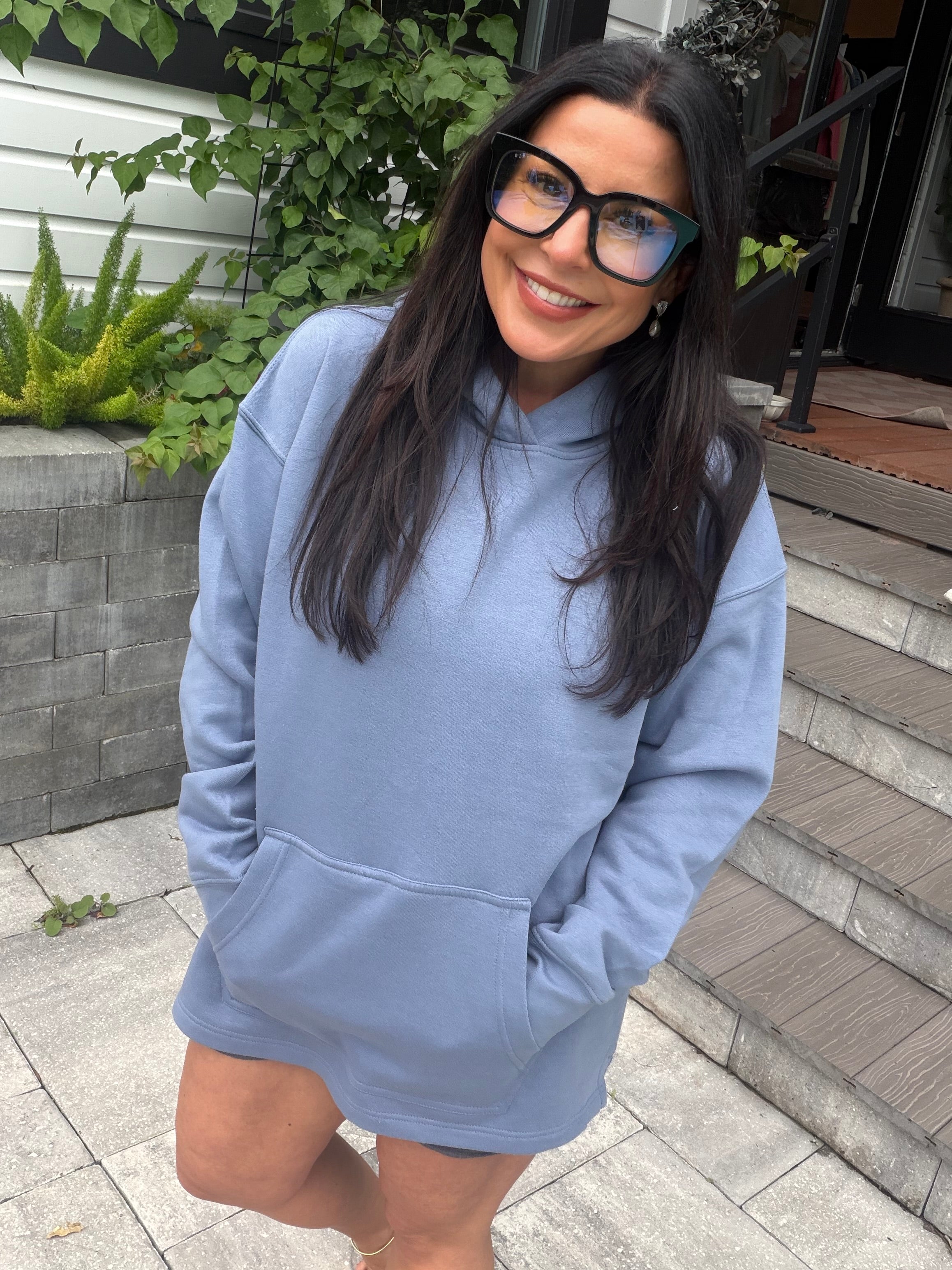 Denim Blue  Ultra Soft Comfy Hoodie