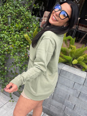 Ultra Soft Light Sage Full Zip Jacket