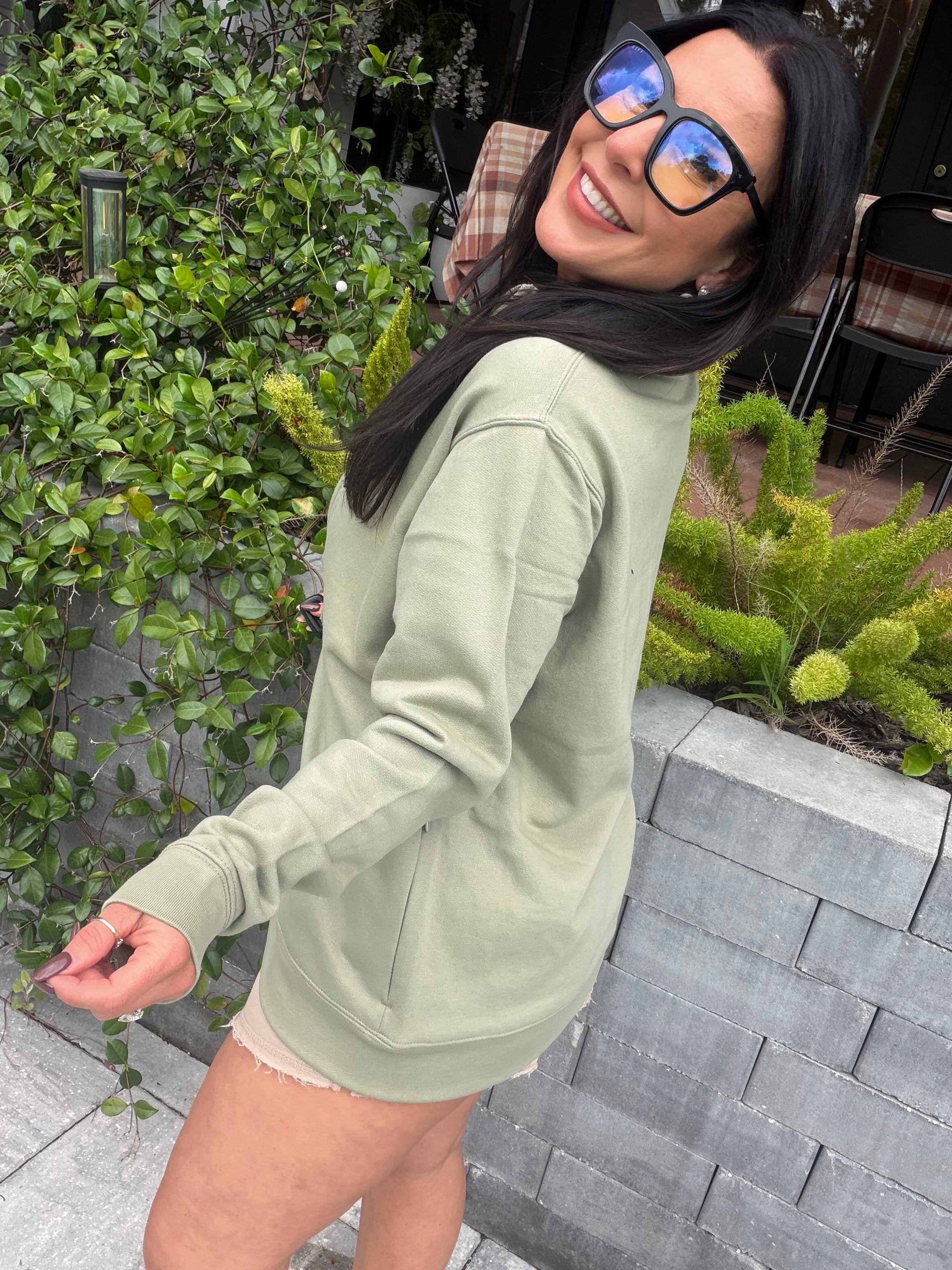 Ultra Soft Light Sage Full Zip Jacket