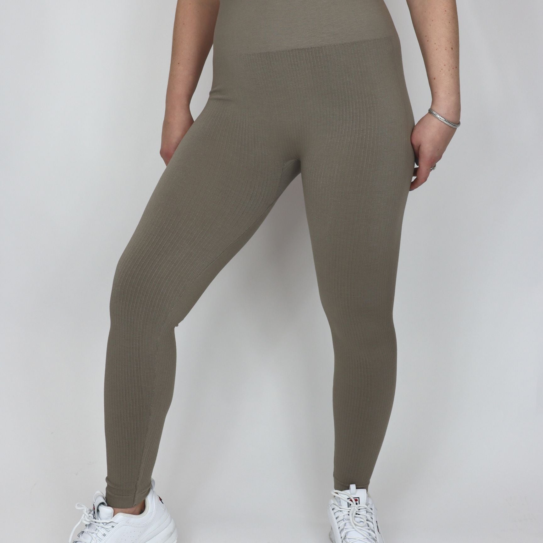 Ribbed High Waist Leggings (DW)