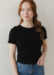 Short Sleeve Waist Length Top (DW)