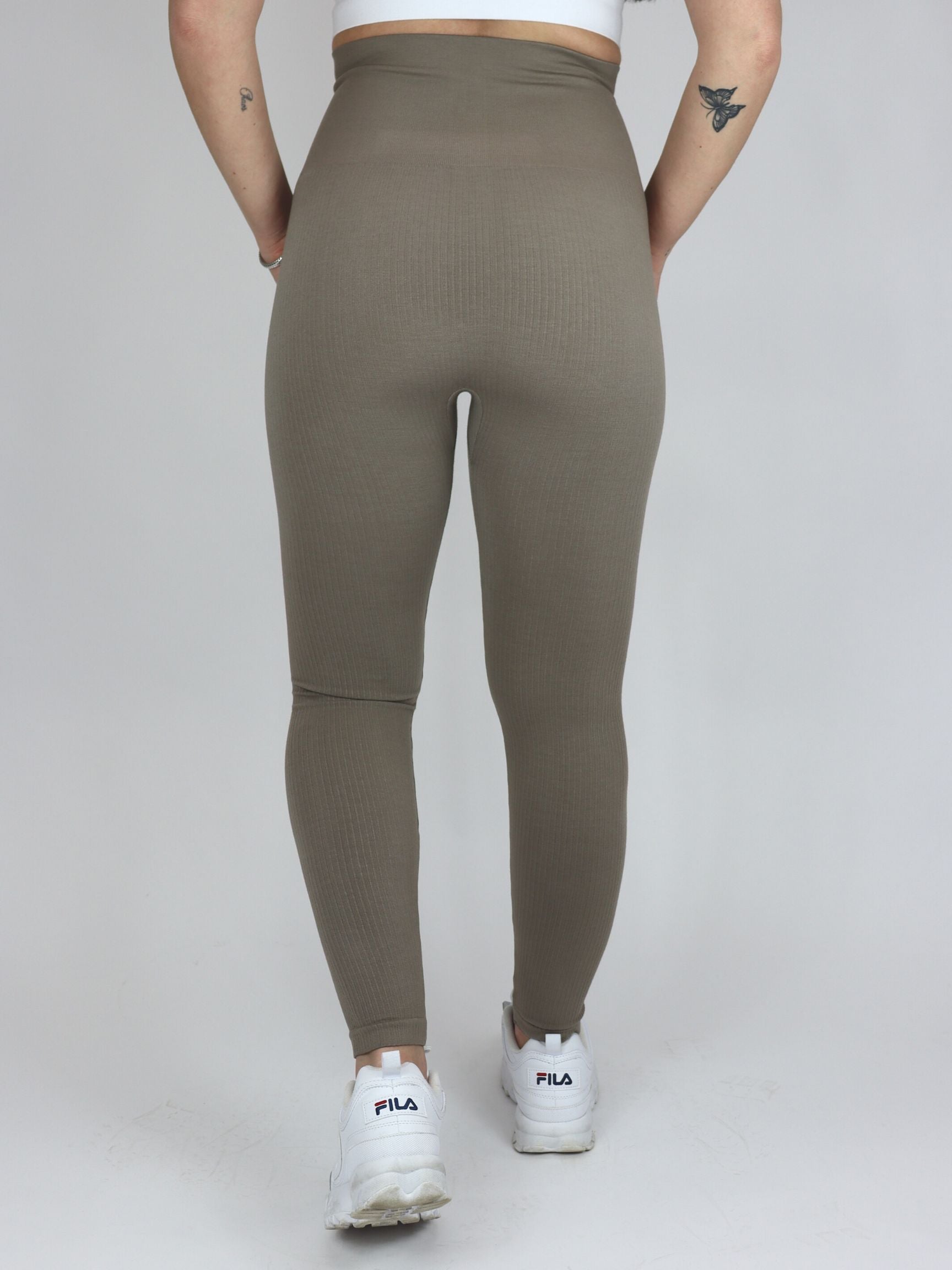 Ribbed High Waist Leggings (DW)