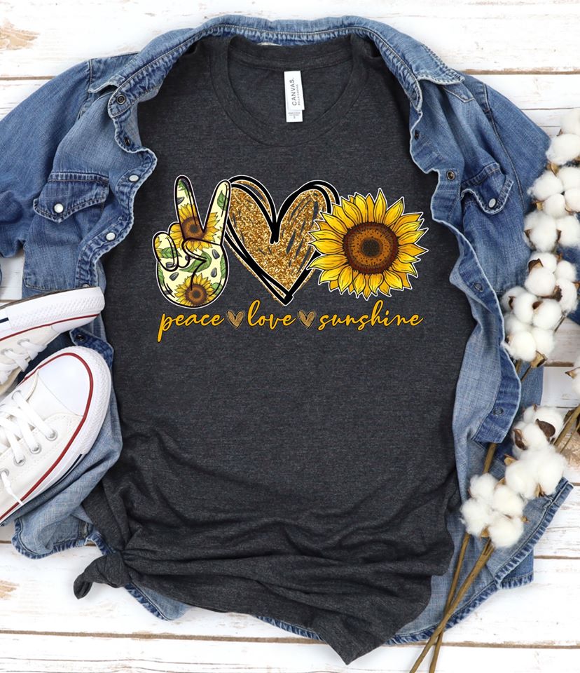 Peace Love Sunshine graphic Tee