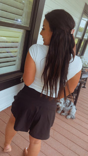Rae Mode Black Active Everyday Shorts