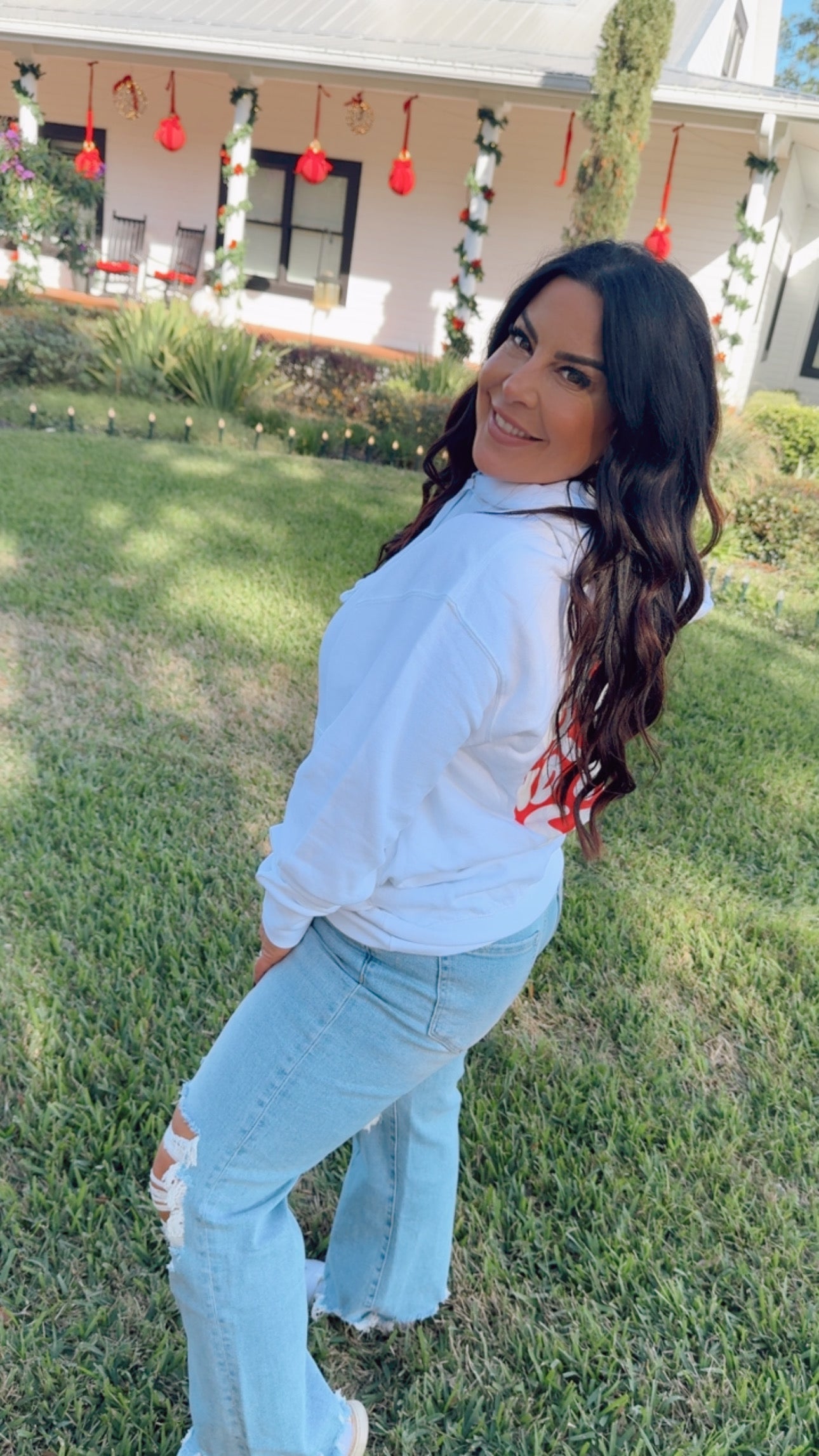 White Graphic Hoodie Stay Kind To Yourself