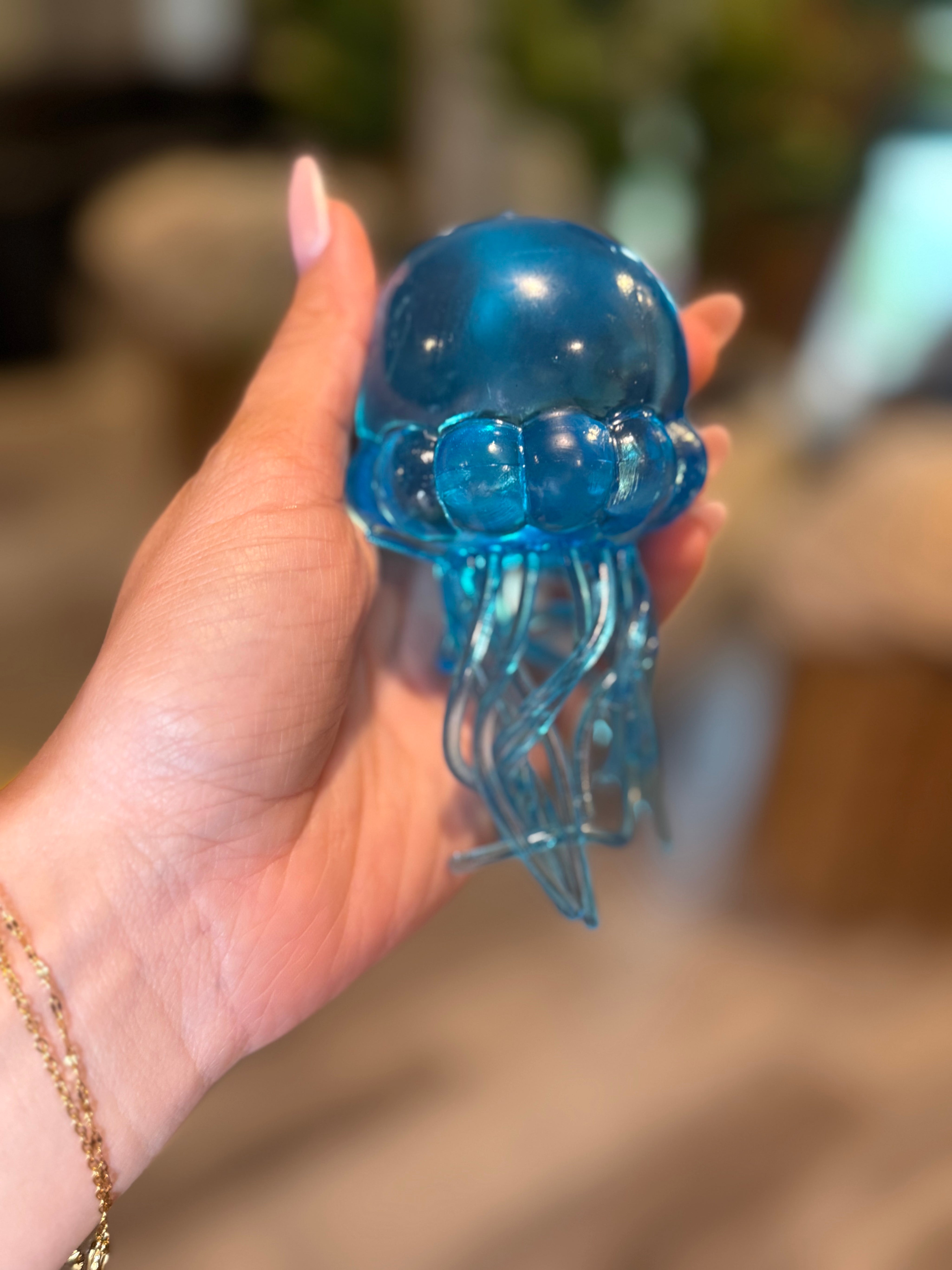 Blue Jelly Fish Squishy