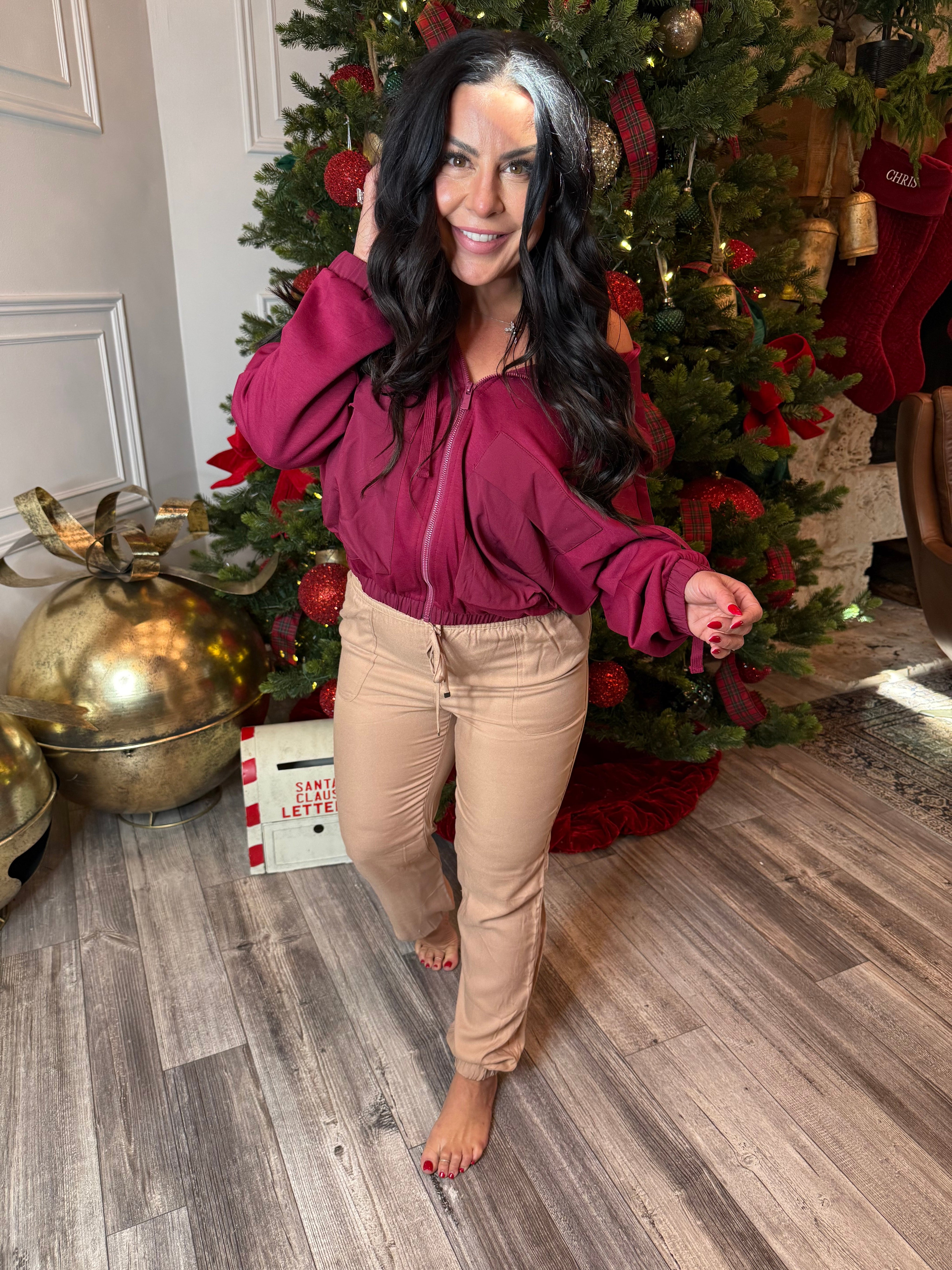 Dusty Peach High waist Ultra Soft Joggers