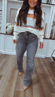 Judy Blue High Waist Tummy Control Straight Leg Jeans