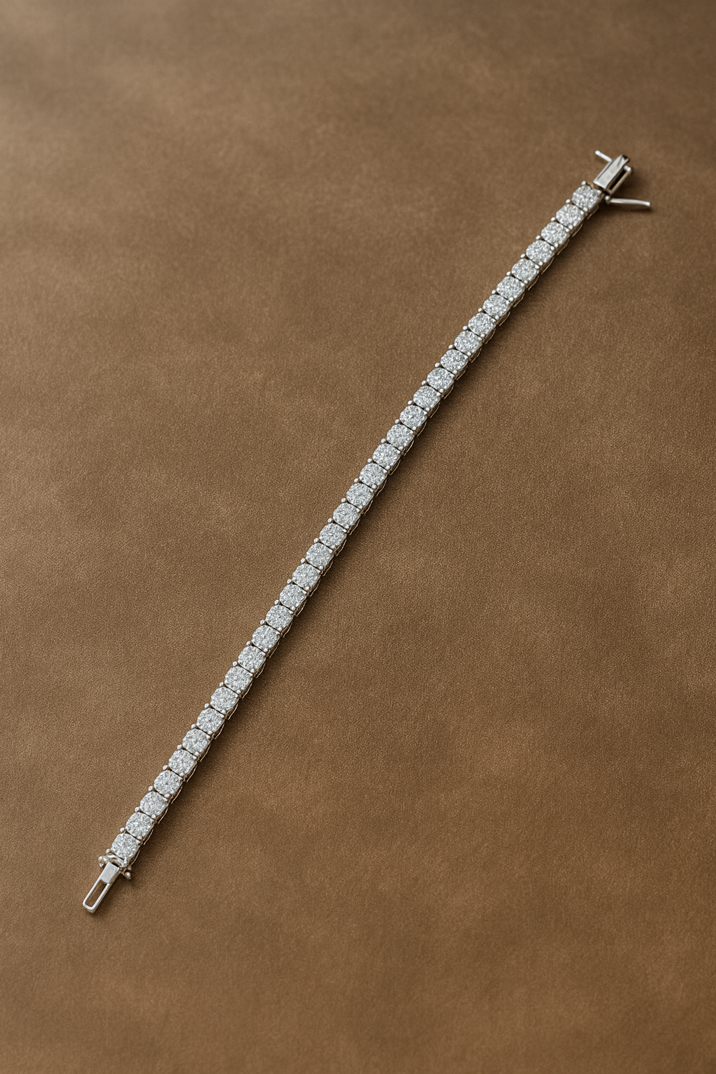 Bella Neane White Gold Tennis Bracelet  4mm