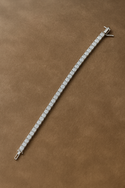 Bella Neane White Gold Tennis Bracelet  4mm