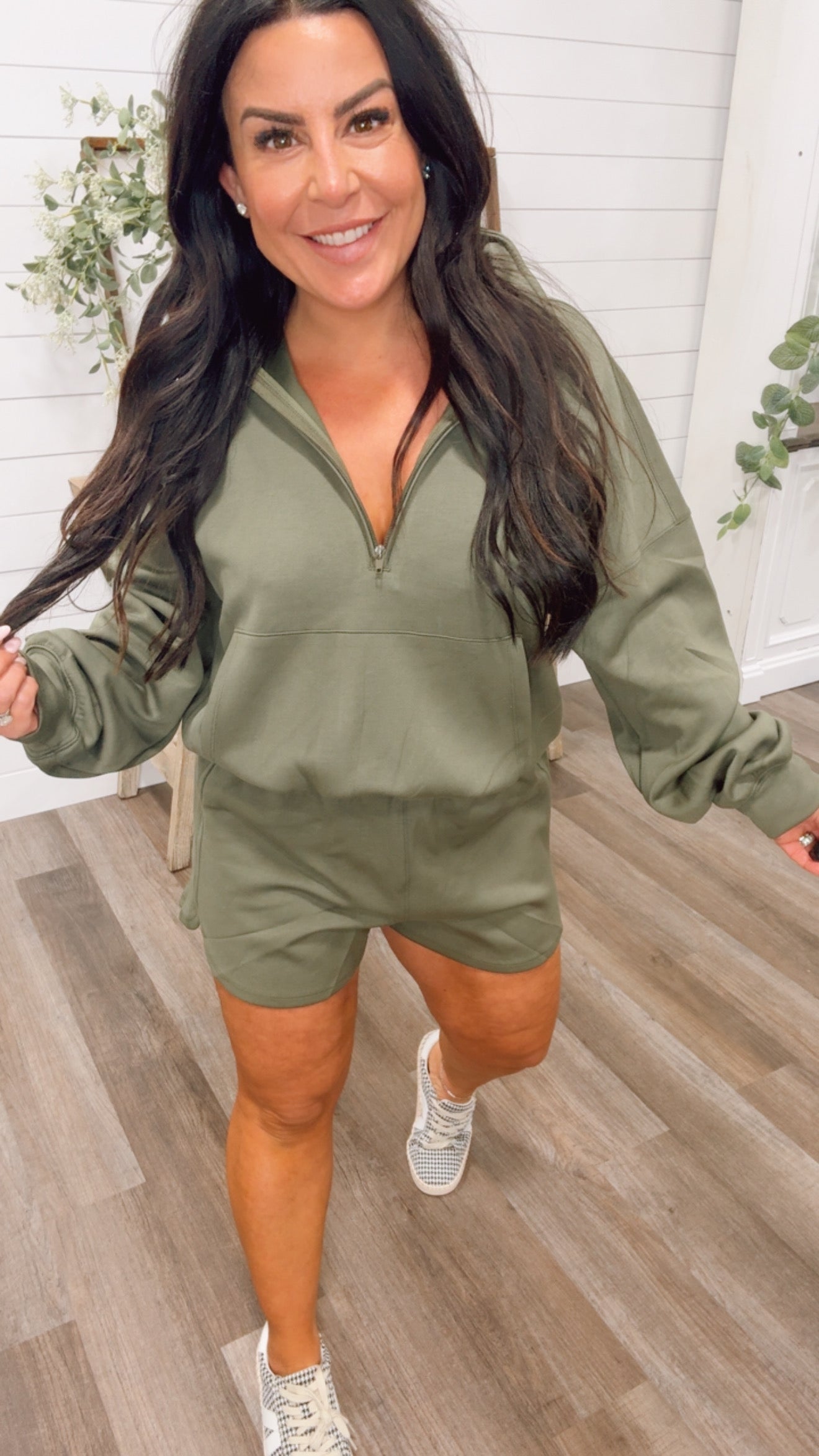 Olive Heaven Soft Shorts