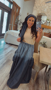 Chic Oatmeal Soft Elegant Top