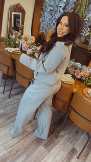 Chic Heather Gray Relaxed Blazer