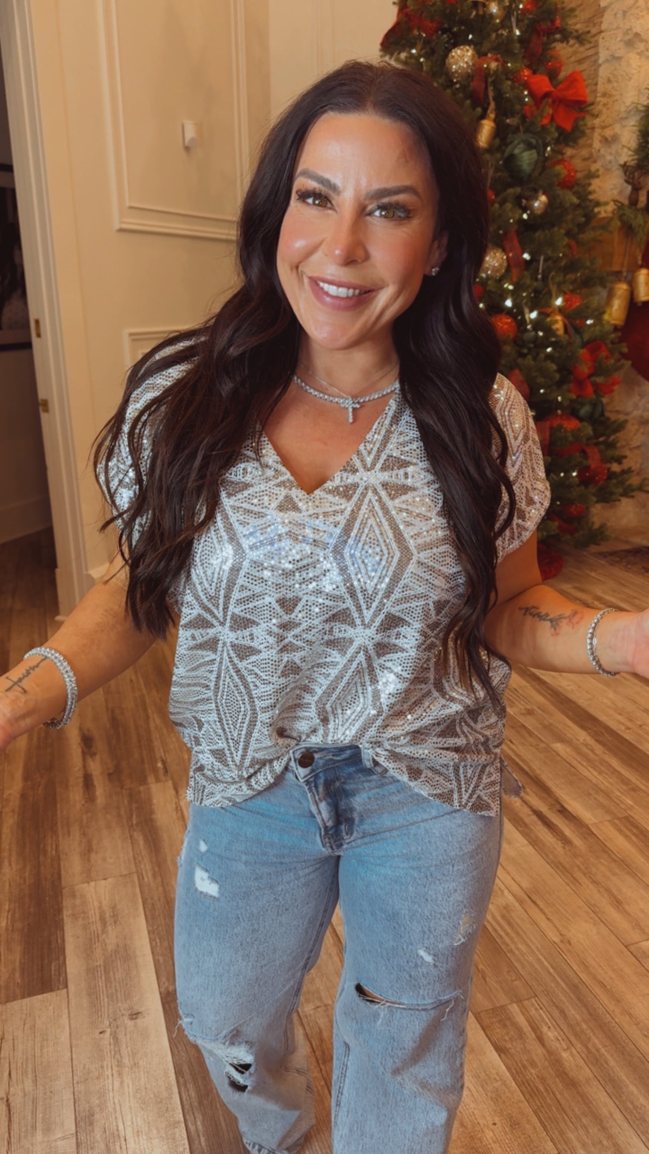 Natural Soft Cap Sleeve Top