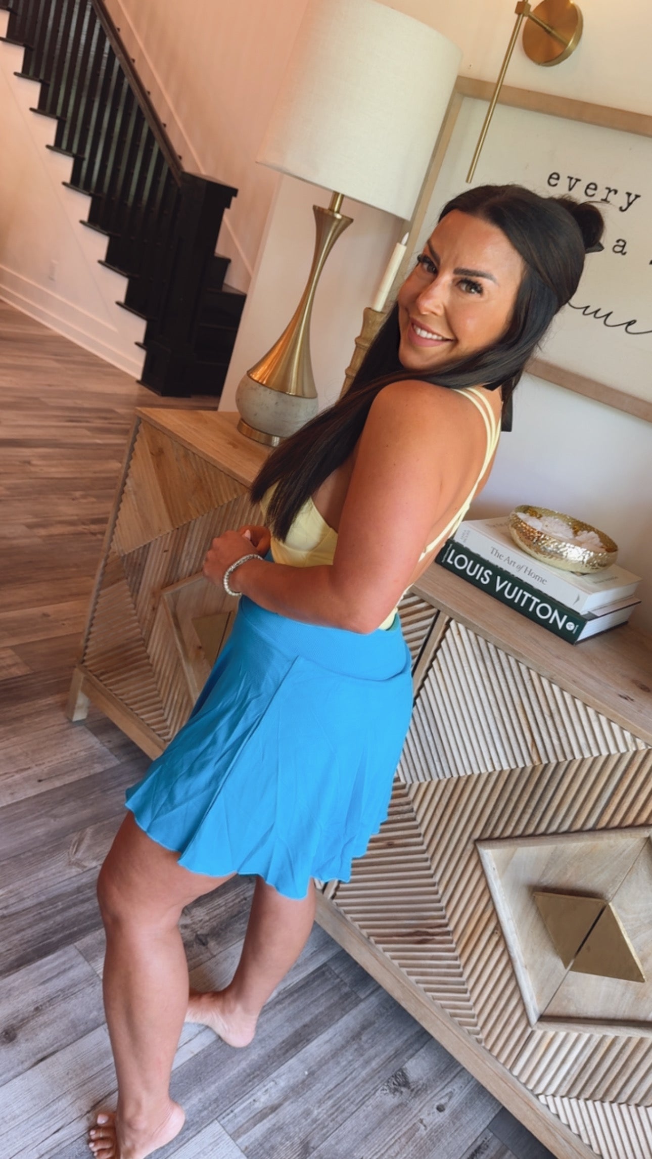 Royal Blue Sassy Active Skort