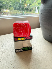 Red And White Swirl Nee Doh Ice Cube