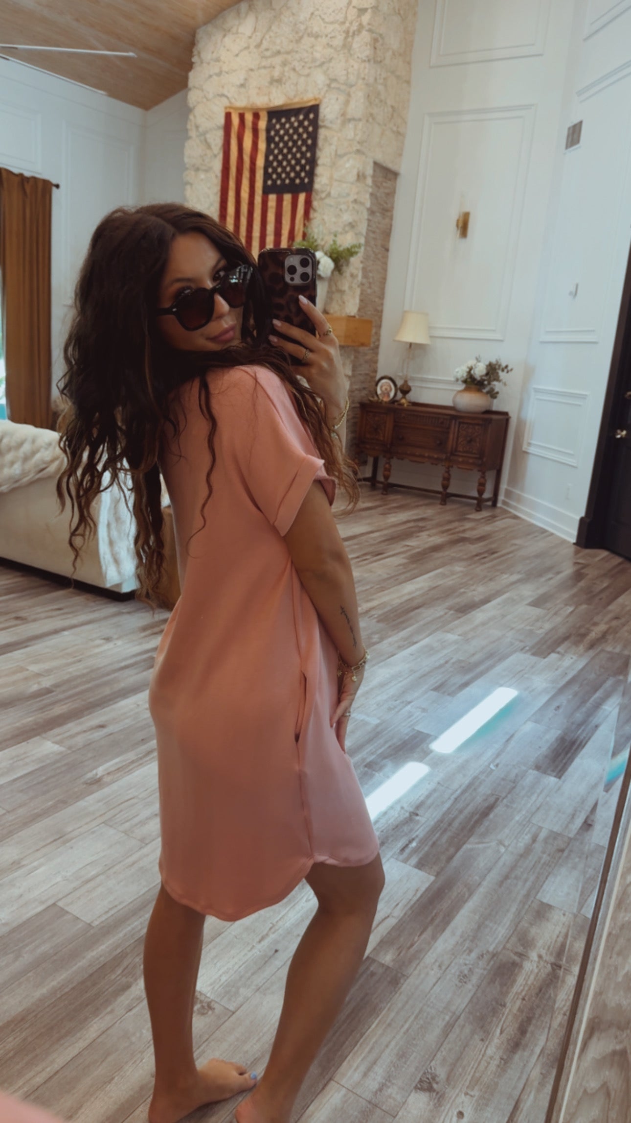 Heaven Soft Pink 1/4 Zip Dress
