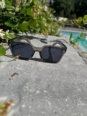 Grey Square Frame Sunnies
