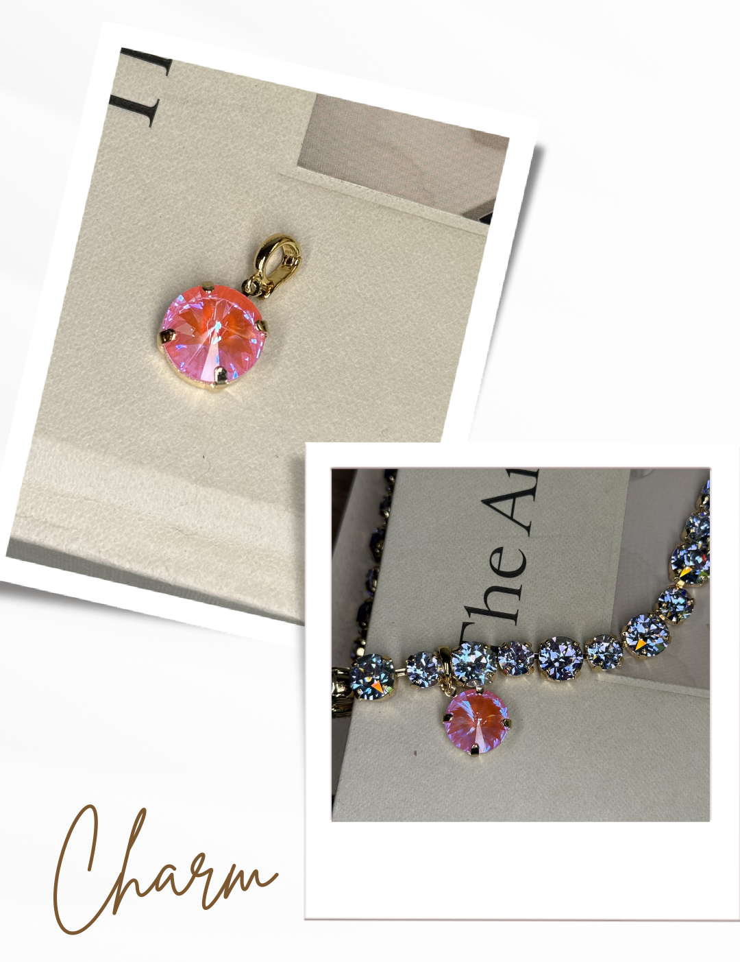 Diva Crystal Pendant 14mm Charm