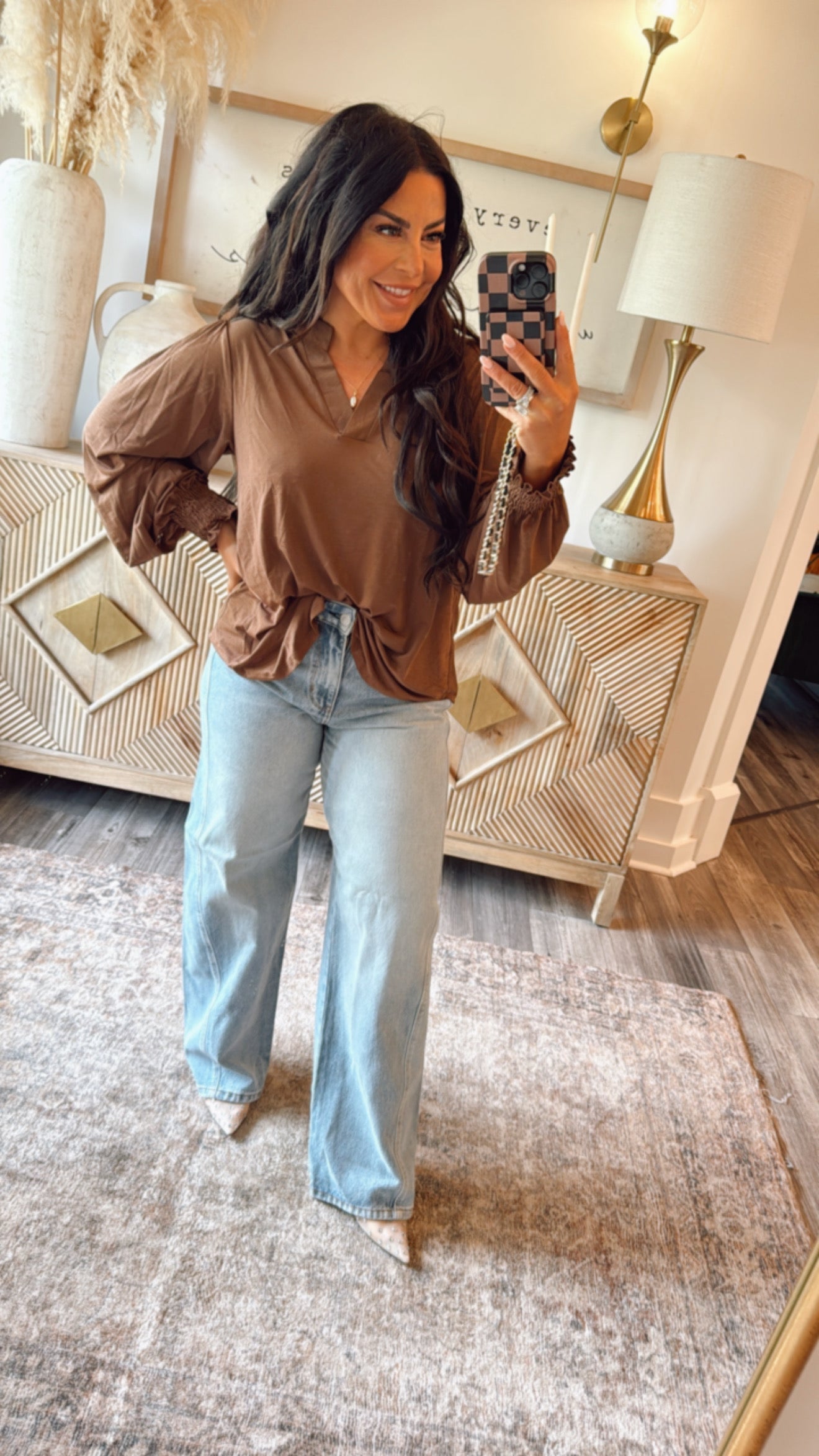 Judy Blue High Waist Twisted Side Seam Rigid Front Stretch Back